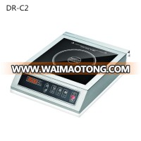 Touch control stainless steel waterproof commercial induction cooker