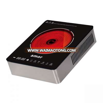 2018 New Arrival Metal Steel Body Housing Electric Commercial Portable Ceramic Infrared Induction Cooker with Promotional Price