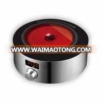 Steel Body Knob Buttons DC-Infrared Cooktop