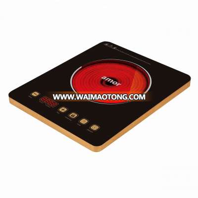 2018 Cheap Price Infrared Induction Cooktop Golden/Silver Color Aluminium Alloy High Quality National Electric Infrared Cooker