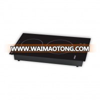 220 Voltage (V) and Stainless Steel Housing Material 2 burners induction cooker